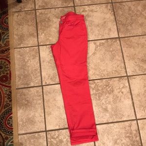 Loft Modern Straight Cropped Pants